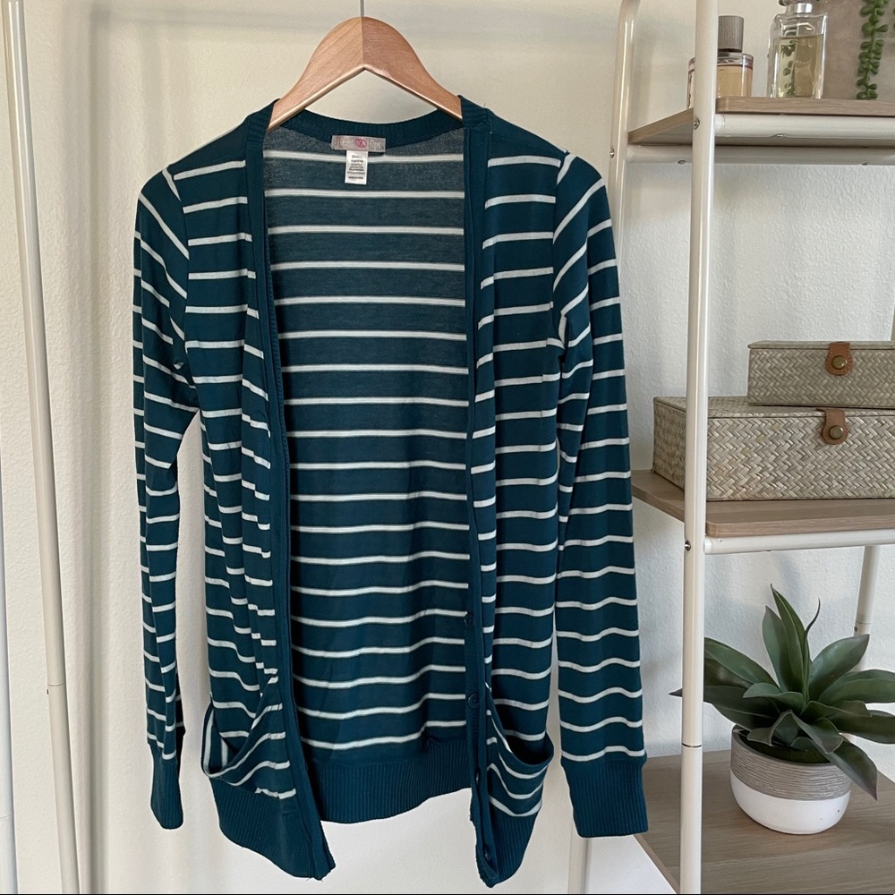 Striped cardigan